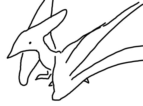 Pterodactyl Drawing at GetDrawings | Free download