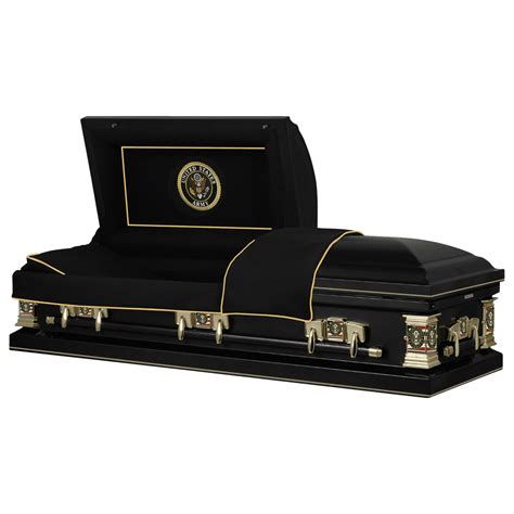 Free Shipping Titan Casket Veteran Select Series Funeral Casket Army