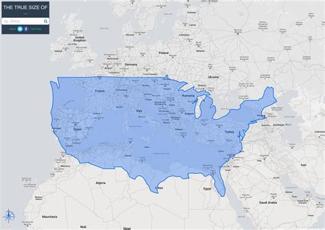 Europe Map Superimposed On Usa - Gisele Ermentrude