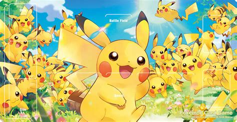 Pokemon Card Game Rubber Playmat Pikachu Set | HLJ.com