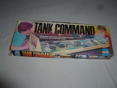 Boxed Vintage Board Game Ideal Tank Command W Box Armor Battle War