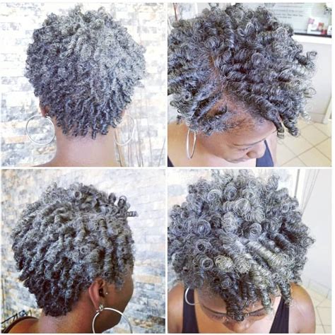 😯😯😯😯😯😯 These curls are EVERYTHING!!!! #GrayHair #GrayCoils #GrayNCurly ...