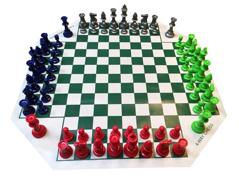 WE Games Four Player Chess Set – American Chess Equipment