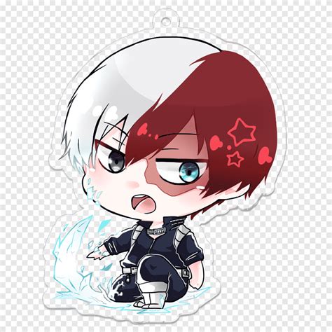 Todoroki Chibi Myheroacademia Hotandcold Freetoedit My Hero