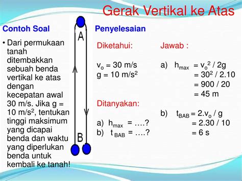 Contoh Soal Gerak Vertikal Ke Bawah Homecare24