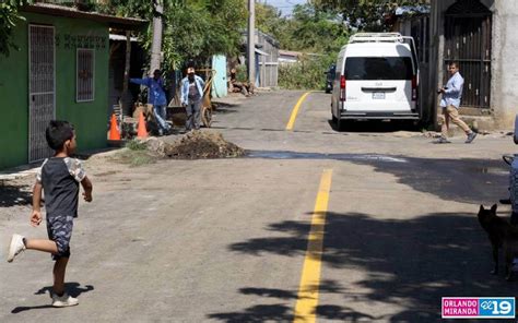 Alcaldía de Managua inaugura mejoramiento vial en el barrio Milagro de Dios