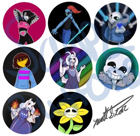 Undertale Buttons By Yenristar On Deviantart