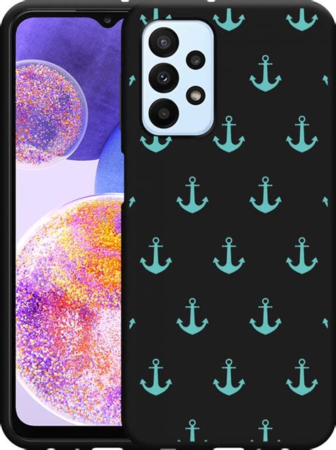 Samsung Galaxy A23 Hoesje Zwart Ankers II Designed By Cazy Bol