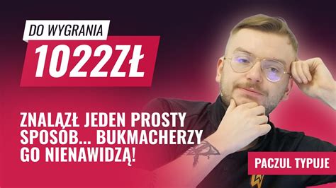 Typy bukmacherskie na Ekstraklasę Złoty środek Paczula gramy o ponad