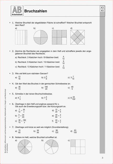 Br Che Mathe Arbeitbletter Klasse Matheaufgaben Klasse Kostenlose