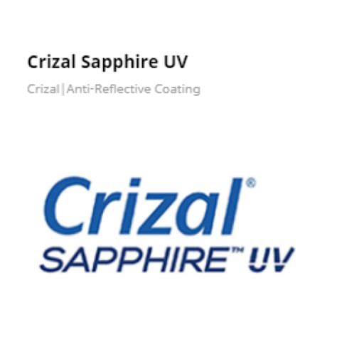 Crizal Sapphire UV