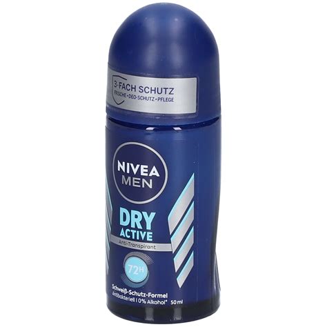 Nivea Deo Men Anti Transpirant Dry Active Roll On Ml Shop Apotheke