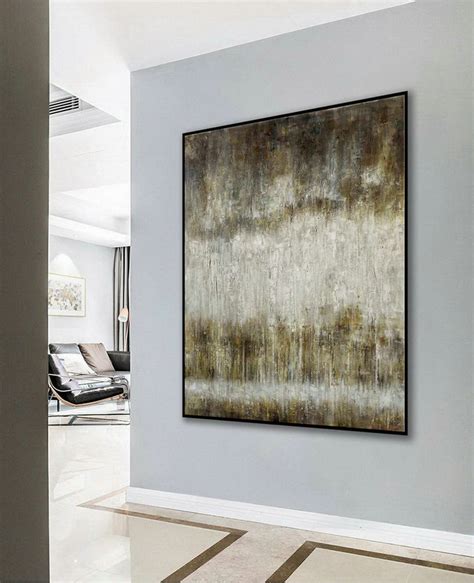 Modern Neutral Framed Abstract Wall Art Texture Minimalist Contemporary ...