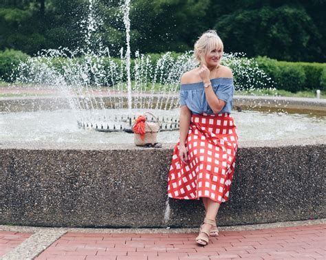 RED CHECKERED SKIRT | Glitz a Beautiful Life