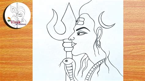 How To Draw Lord Shiva Bholenath Drawing Step By Step M Nbkomputer