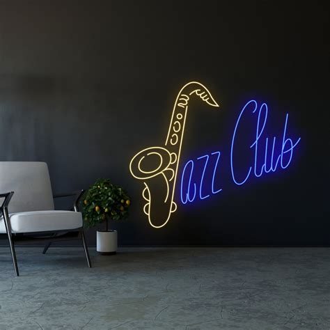 Jazz Club Led Sign, Jazz Club Led Lights, Jazz Neon Sign, Custom Neon ...