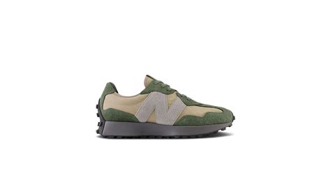 New Balance 327 Deep Olive Green Driftwood Ms327wg Laced