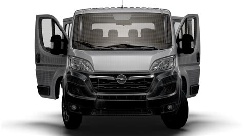 3D Opel Movano Chassis HQ Interior Crew Cab 4035XLWB2023 model ...