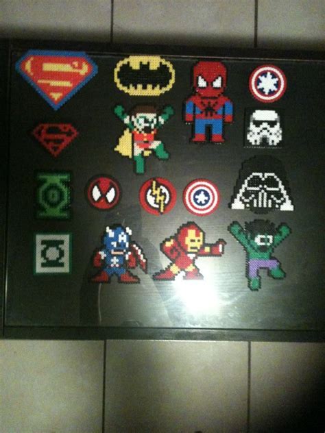 Perler Bead Creations Superheroes Dc Comics By Rhys Michael Deviantart