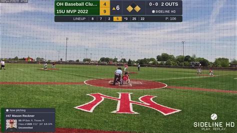 Ohio Baseball Club Warhawks 15u Vs Miami Valley Prospects15u 2022 2022