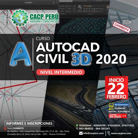 Cacp Per Curso Autocad Civil D Nivel Intermedio