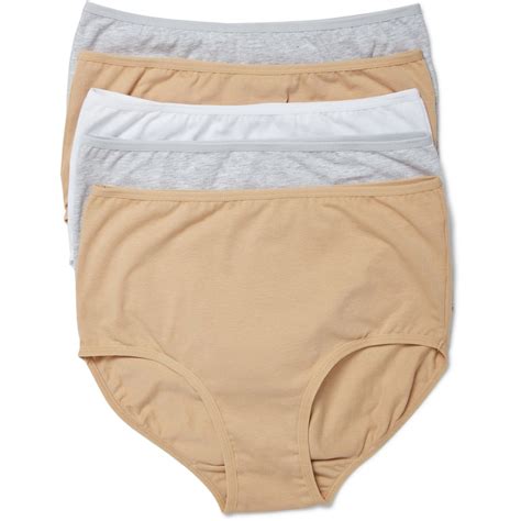 Brilliant Basics Women S Cotton Full Brief 5 Pack Nude Grey Size 20 BIG W