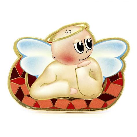 Plastic Magnet Angel 7x5 cm - 1420073