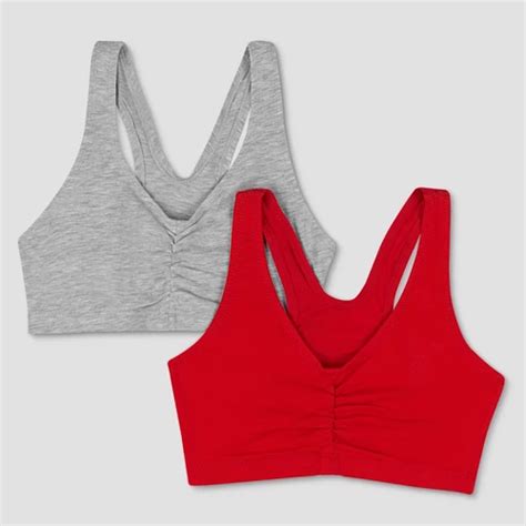 Hanes® Women S Comfortflex Fit® Stretch Cotton Sport Bra H570 2 Pack Ebay