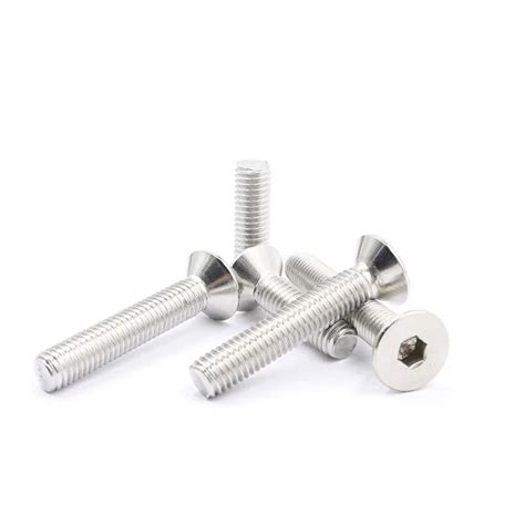 Din7991 Hexagon Socket Flat Head Screws Din 7991 Stainless Steel 18 8