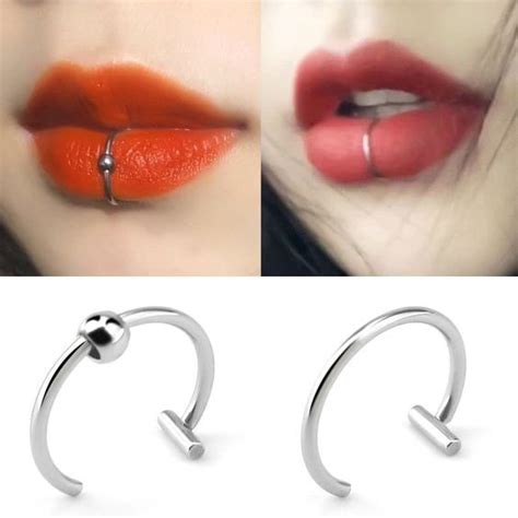 Piercing Falso Labio Nariz Luna Plena