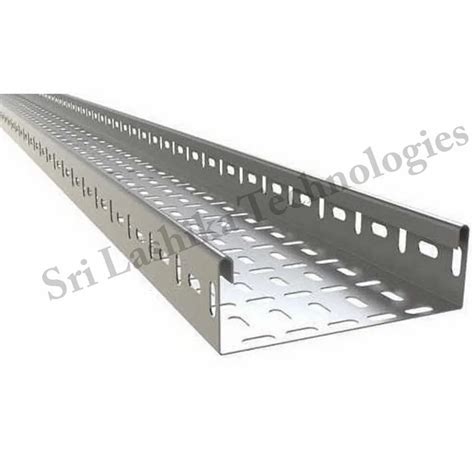 Hot Dip Galvanized Rectangular GI Perforated Cable Trays For Industrial Sheet Thickness