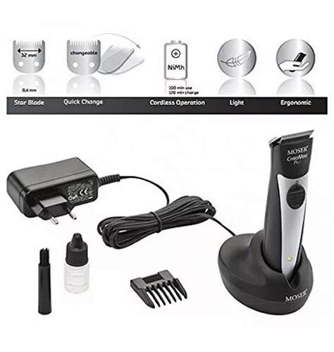 Купить триммер аккумуляторный MOSER ChroMini Pro 1591-0062 - BarberPro.RU