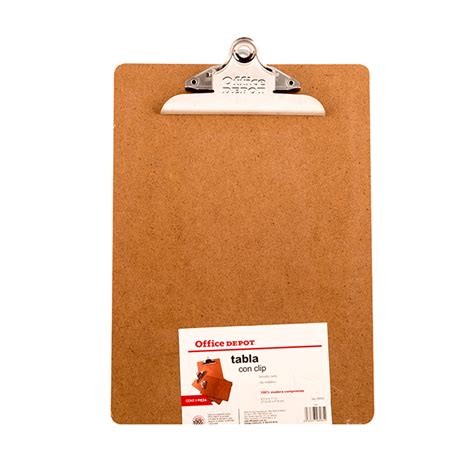 Tabla Con Clip Office Depot Carta Madera Office Depot Guatemala