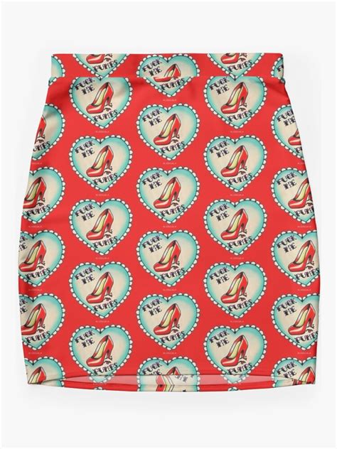 Fuck Me Pumps Mini Skirt For Sale By Alxbngala Redbubble