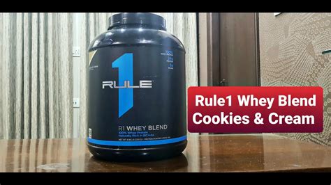 Rule Whey Blend Cookies Cream Flavour Review Best Tasting Protein