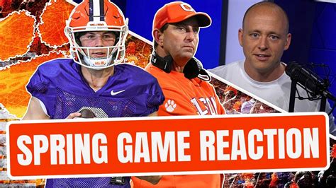 Josh Pate Reacts To Clemson S Spring Game Late Kick Cut Win Big Sports