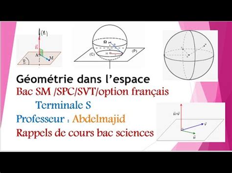 G Om Trie Dans L Espace Repr Sentation Param Trique D Une Droite