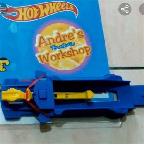 Jual Hotwheels Track Builder Pelontar Basic Launcher Ori Mattel Hot Wheels Kota Tangerang