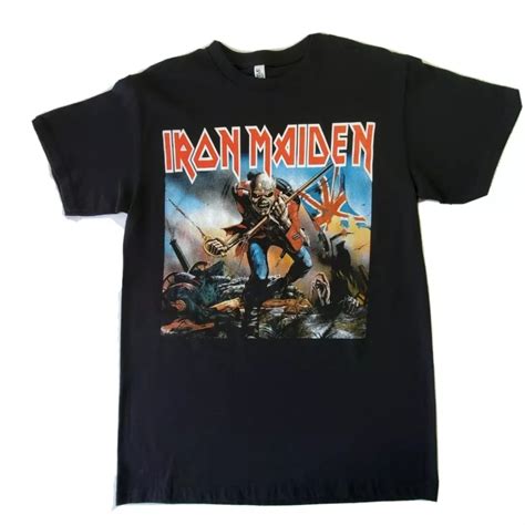 Iron Maiden The Trooper T Shirt New Black Gem