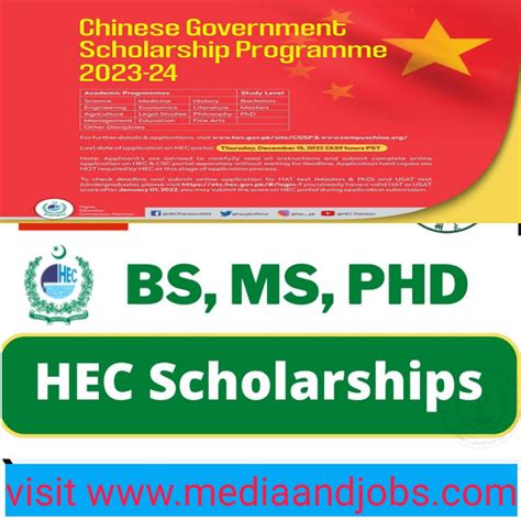 Hec Announces Chinese Government Scholarship Program 2023 24 Seo