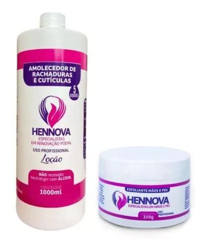 Hennova Kit Plastica Dos P S E M Os Lo Ao L Esfoliante G Mercadolivre