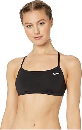 Amazon Nike Essential Racerback Bikini Top Black XS Clothing