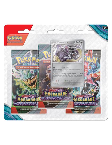 Pok Mon Ev Pack Boosters Carlate Et Violet Mascarade Cr Pusculaire