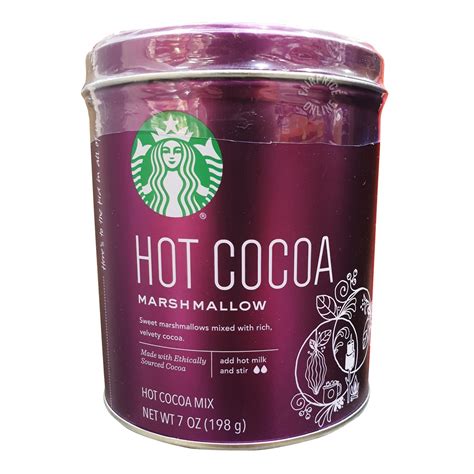 Starbucks Hot Chocolate Cocoa Mix Marshmallow G Shopee Malaysia