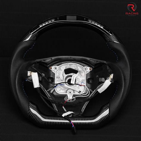 Revolve Carbon Fiber Real Carbon Fiber Led W Heated Steering Wheel For Revolvesteering