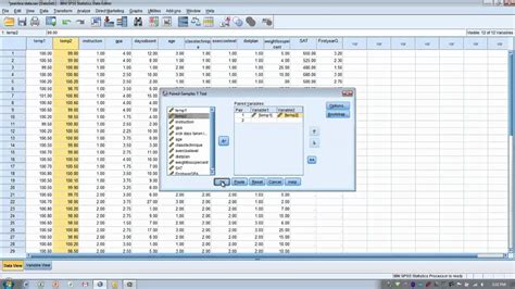 How To Use Spss Dependent Or Paired Sample T Test Youtube