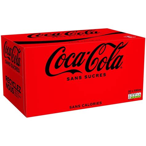 Livraison à domicile Coca Cola Sans sucre 20x33cl