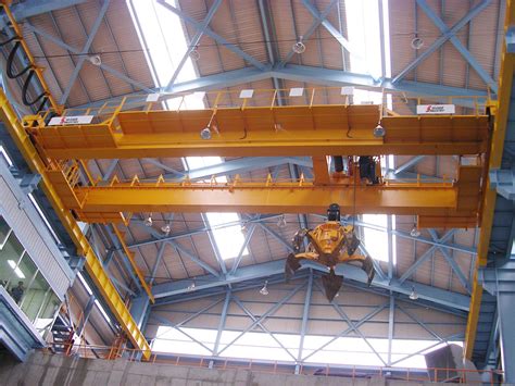 Industrial Double Girder Overhead Crane 50 Ton Stable Running Long