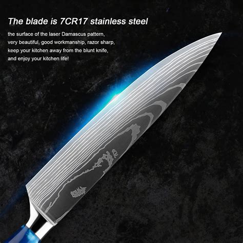 Stainless Steel Knife Set With Sharpener - Letcase.com