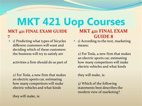 PPT MKT 421 UOP Course Tutorial Uoptutorial PowerPoint Presentation